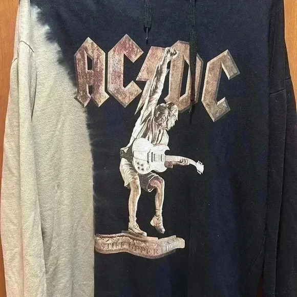 AC DC  Vintage hoodie size large - Picture 2 of 6